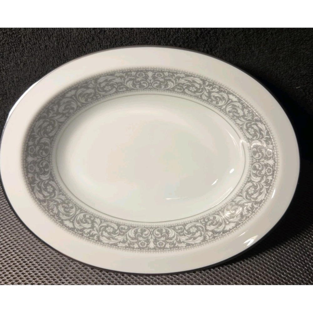 Noritake Naples 6975 10 Inch Oval Serving Bowl